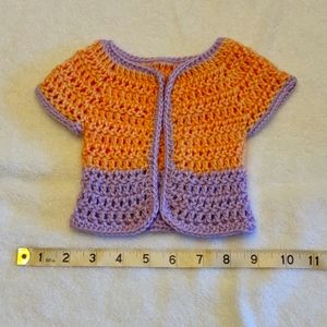 Crochet Newborn Sweater